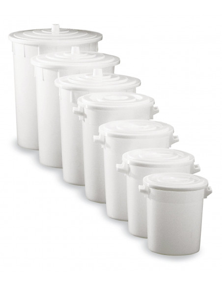 Bidone 50 litri idoneo al contatto alimentare