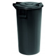 Bidone con coperchio a cerniera 100 litri