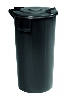 Bidone con coperchio a cerniera 60 litri
