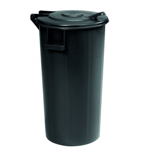 Bidone con coperchio a cerniera 60 litri