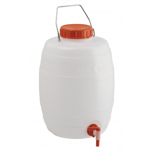 Botticella 15 litri per alimenti con rubinetto...