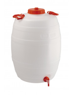 Botticella 50 litri per alimenti con rubinetto e maniglie...