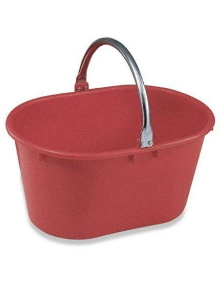 Cesto ovale per enologia e vendemmia con manico in ferro 20 litri