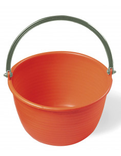 Cesto tondo per enologia e vendemmia con manico in ferro...