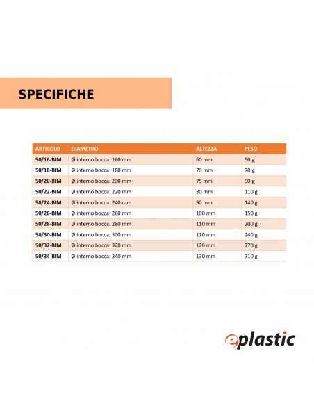 Insalatiera in plastica diametro 28 cm