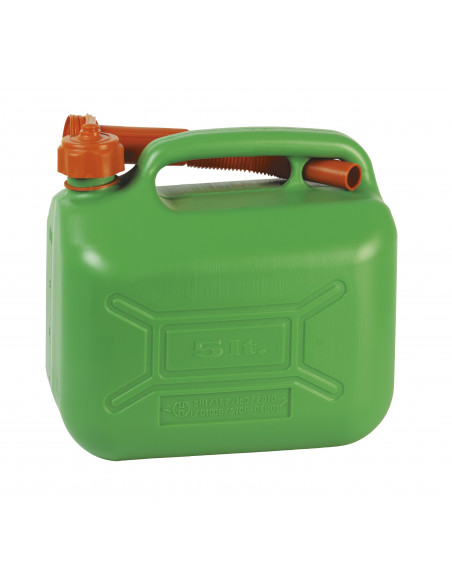 Tanica 5 litri in plastica certificata per trasporto benzina