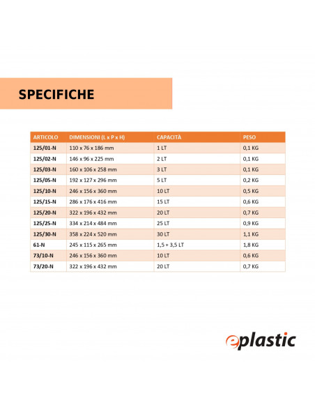 Tanica in PEHD 10 litri con rubinetto idonea per trasporto liquidi