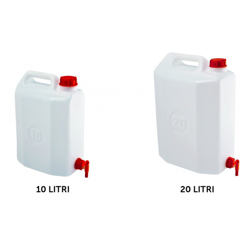 Tanica in PEHD 20 litri con rubinetto idonea...