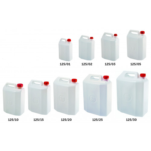 Tanica Per Alimenti Ribiland Da 30 Litri – Plastica Bianca Semi-trasparente – Con Tappo A Vite E Tappo Di Depressione – Per Acqua E Liquidi Alimentari