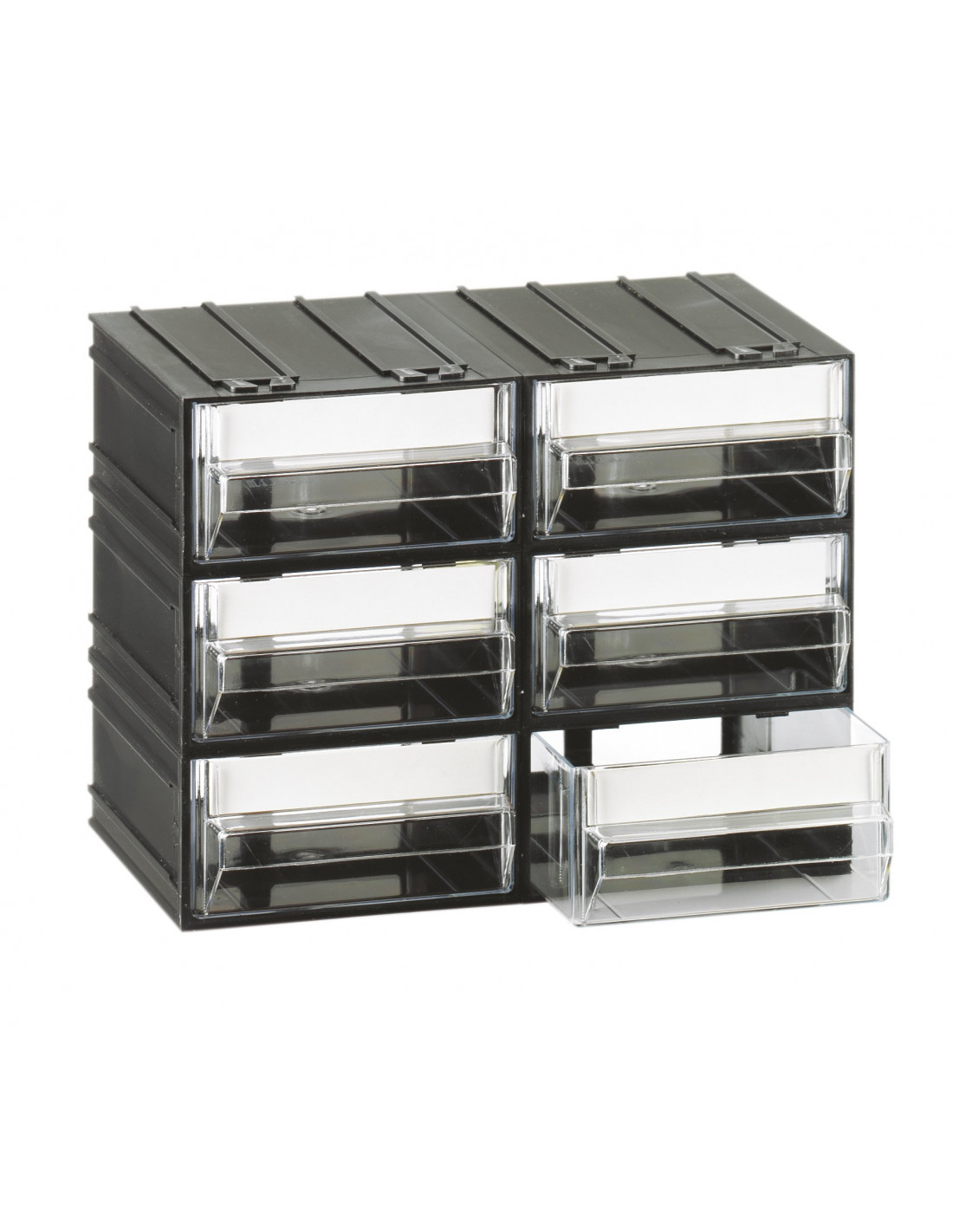 Cassettiera Modulare "T/43" Con 4 Cassetti - Trasparente - Mobil Plastic - Foto 2