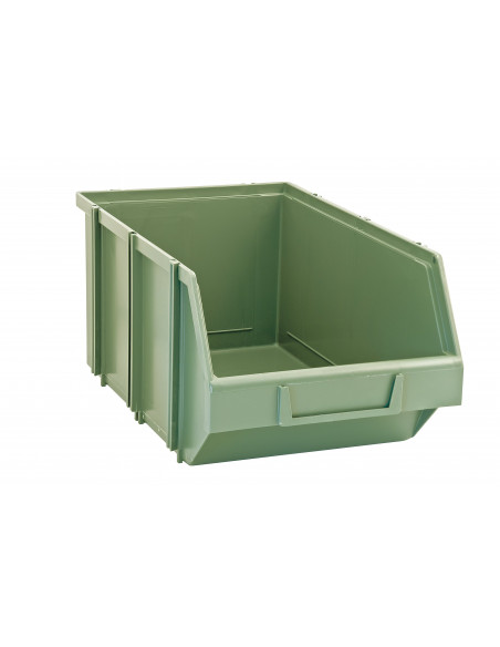 Contenitore sovrapponibile in PEHD - Modello 4K - L 21,3 x H 16,5 x P 35 cm