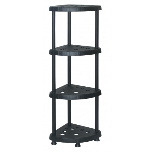 Scaffale angolare con 4 ripiani fissi - Modello...