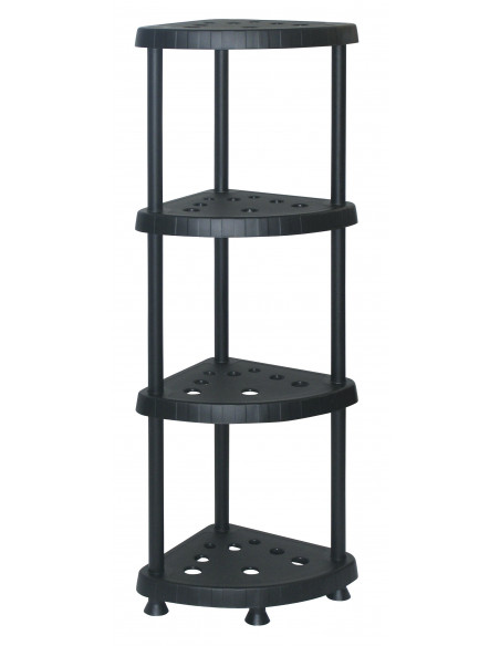 Scaffale angolare con 4 ripiani fissi - Modello Tidy 414
