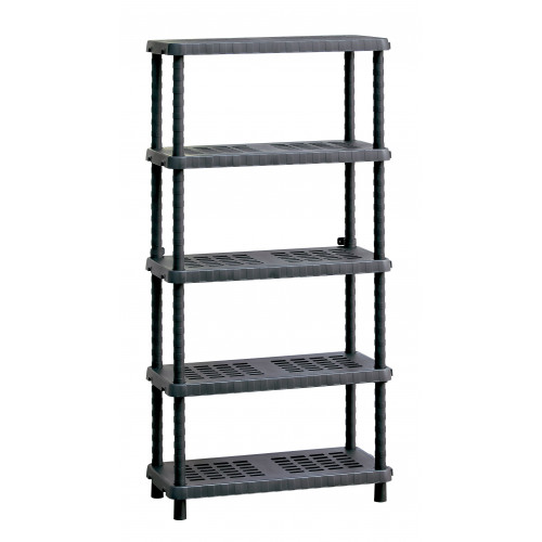 Scaffale con 5 ripiani regolabili - Larghezza...