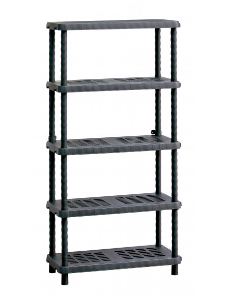 Scaffale con 5 ripiani regolabili - Larghezza 92,5 cm - Modello Tidy 905