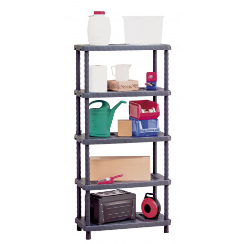 Scaffale con 5 ripiani regolabili - Larghezza...