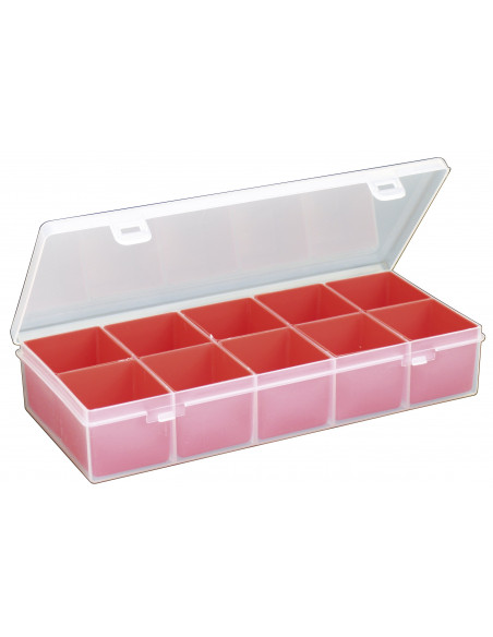 Scatola organizer portaminuteria con 10 vaschette estraibili - Modello Class 12