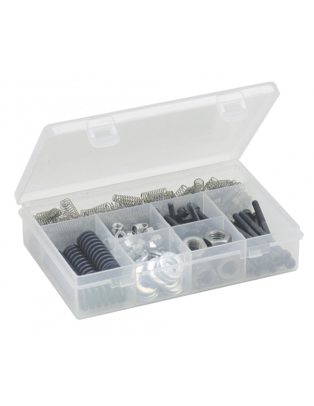 Scatola Organizer In Plastica Trasparente Con 36 Scomparti Regolabili, 4 Pezzi, Con Divisori, Per Artigianato E Piccoli Oggetti