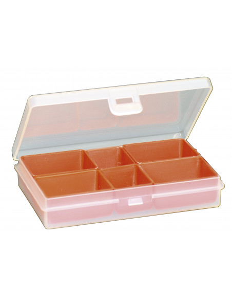 Scatola organizer portaminuterie con 6 vaschette estraibili - Modello Class 9VA