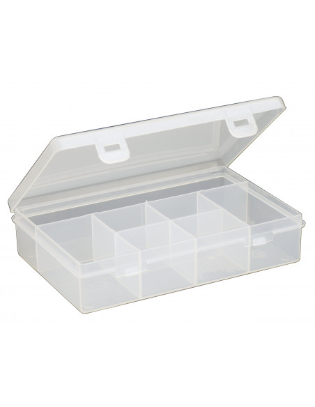 Scatola organizer portaminuterie con 7 scomparti fissi - Modello Class 10