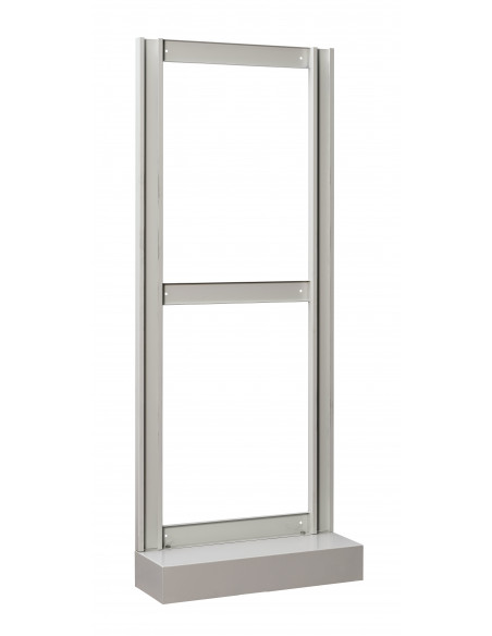 Telaio espositore da terra per cassettiere CRYSTAL BOX - H 150 cm