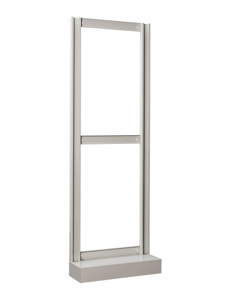 Telaio espositore da terra per cassettiere CRYSTAL BOX - H 175 cm
