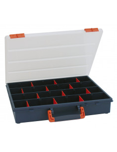 Valigetta organizer portaminuterie con 4 scomparti fissi...