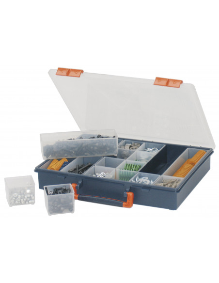 Valigetta organizer portaminuterie con 4 scomparti fissi + 12 divisori estraibili - Modello Class 41