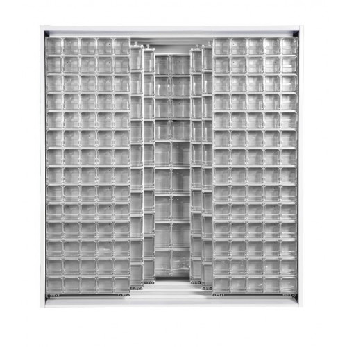 Armadio con cassettiere Crystal Box - 341 cassetti