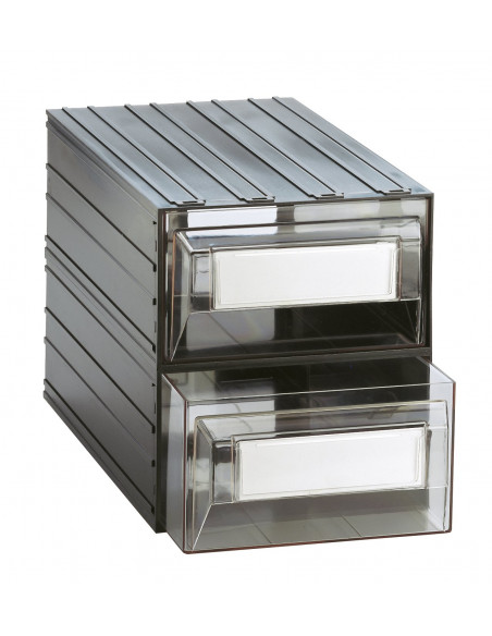 Cassettiera modulare porta minuteria con 2 cassetti - Modello T40