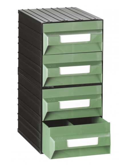 Cassettiera modulare porta minuteria con 4 cassetti e 16 divisori - Modello Mobil 1