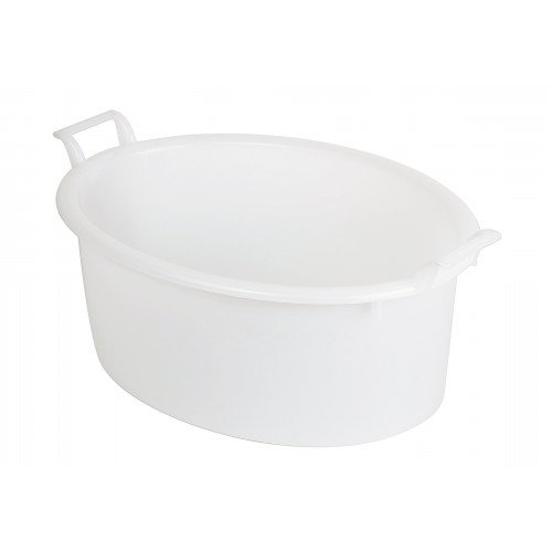 Bagno ovale in PEHD con diametro 55 cm