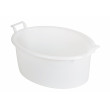 Bagno ovale in PEHD con diametro 55 cm
