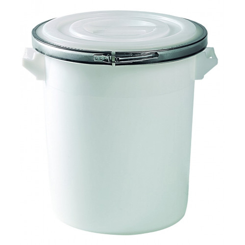 Bidone 100 litri con coperchio e chiusura ad...