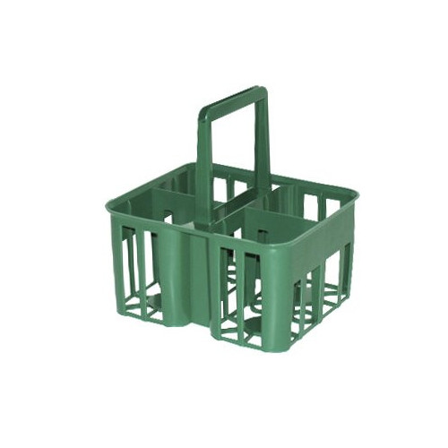 Cestello in plastica portabottiglie con 4 posti...