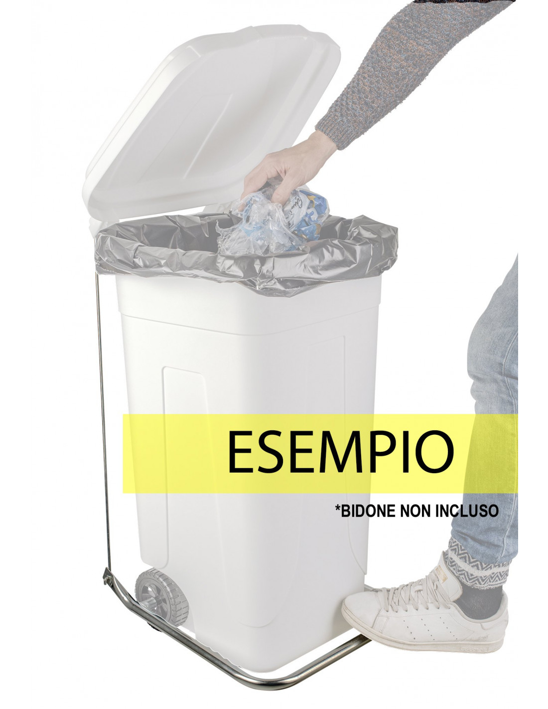 Sacchetti Per Pattumiera 28 Litri - 20 Pezzi Neri - Per Raccolta Differenziata - PE Riciclato