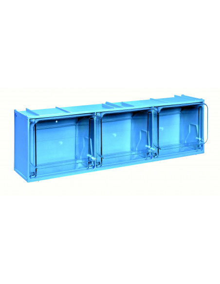 Cassettiera modulare a 3 cassetti - Modello CRYSTAL BOX CB50/3S