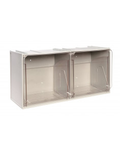 Cassettiera modulare a 2 cassetti - Modello CRYSTAL BOX...