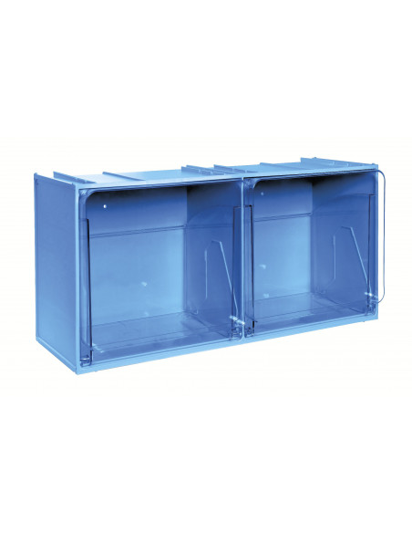 Cassettiera modulare a 2 cassetti - Modello CRYSTAL BOX CB50/5S