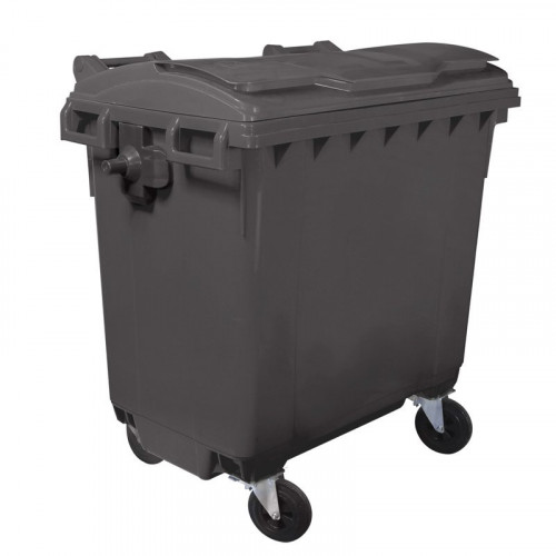 Cassonetto monocolore 770 litri con 4 ruote e...