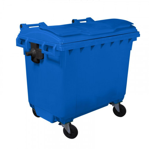 Cassonetto monocolore 660 litri con 4 ruote e...