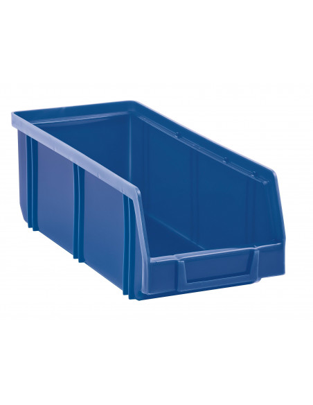 Contenitore sovrapponibile a bocca di lupo in PEHD - Modello 2002 Large - L 10,3 x H 8,3 x P 24 cm