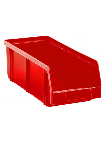 Contenitore sovrapponibile a bocca di lupo in PEHD - Modello 2002 Large - L 10,3 x H 8,3 x P 24 cm