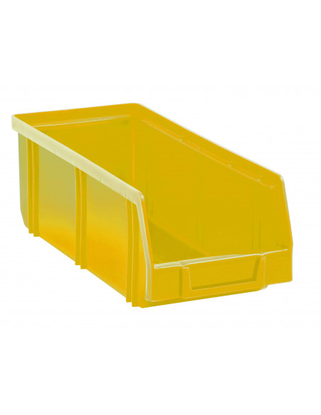 Contenitore sovrapponibile a bocca di lupo in PEHD - Modello 2002 Large - L 10,3 x H 8,3 x P 24 cm