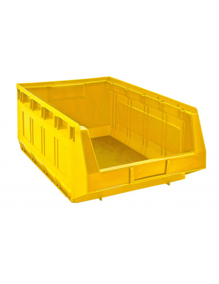 Contenitore sovrapponibile a bocca di lupo in PEHD - Modello 2005 - L 30,3 x H 19 x P 48,5 cm