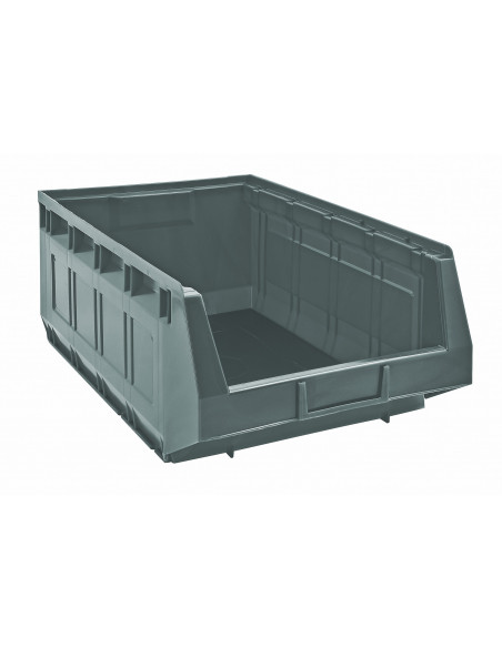 Contenitore sovrapponibile a bocca di lupo in PEHD - Modello 2005 - L 30,3 x H 19 x P 48,5 cm