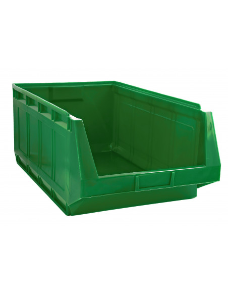 Contenitore sovrapponibile a bocca di lupo in PEHD - Modello 2005/S - L 36,3 x H 25 x P 58 cm