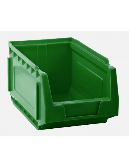 Contenitore sovrapponibile componibile ad incastro in PEHD - Modello C503 - L 15 x H 12,5 x P 24 cm