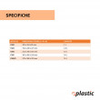 Contenitore sovrapponibile componibile ad incastro in PEHD - Modello C505/S - L 37 x H 25 x P 58 cm