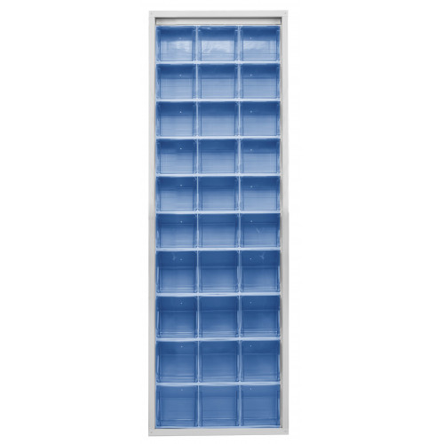 Scaffale portaminuteria completo CRYSTAL BOX...